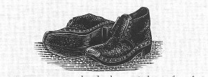 A representative pair of Wooden clogs, like the ones that I wore to work.